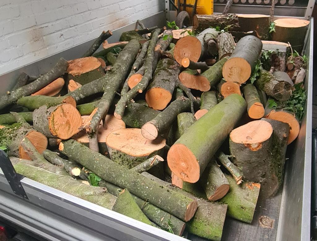 2.5 kuub beuken, Tuin en Terras, Minder dan 3 m³, Ophalen