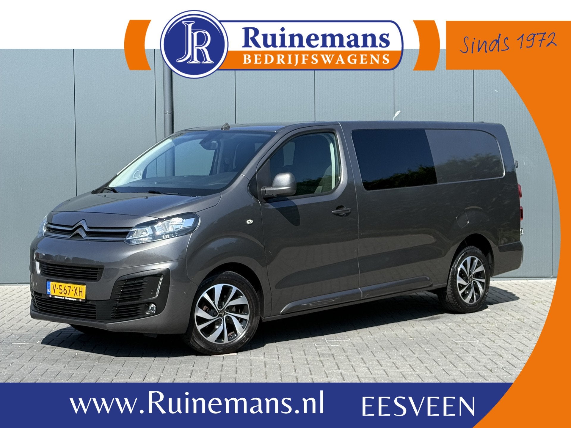 Citroën Jumpy 2.0 BlueHDI 123 PK SPORT / DUBBELE CABINE / L, Voorwielaandrijving, Gebruikt, Euro 6, 4 cilinders