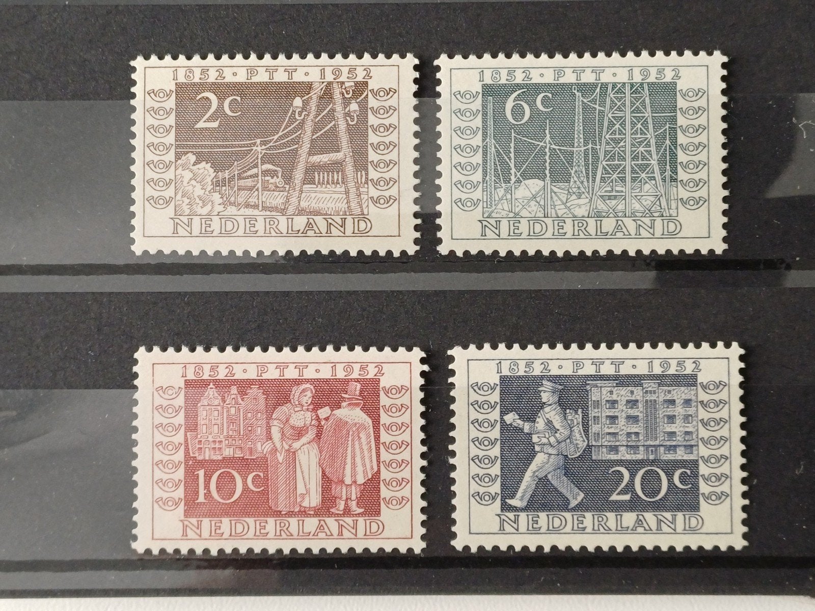 Nederland NVPH 592-595 ongestempeld, Ophalen of Verzenden, Na 1940