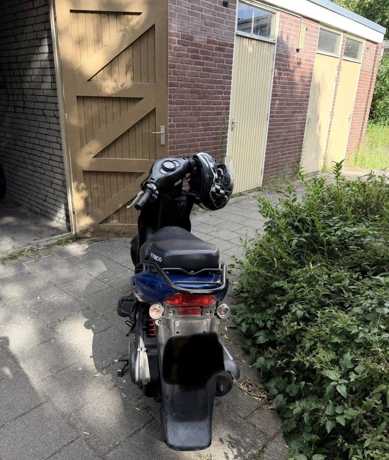 Kymco Agility Scooter - Blauw, Goed Onderhouden, Fietsen en Brommers, Ophalen, Gebruikt, Maximaal 45 km/u, Agility