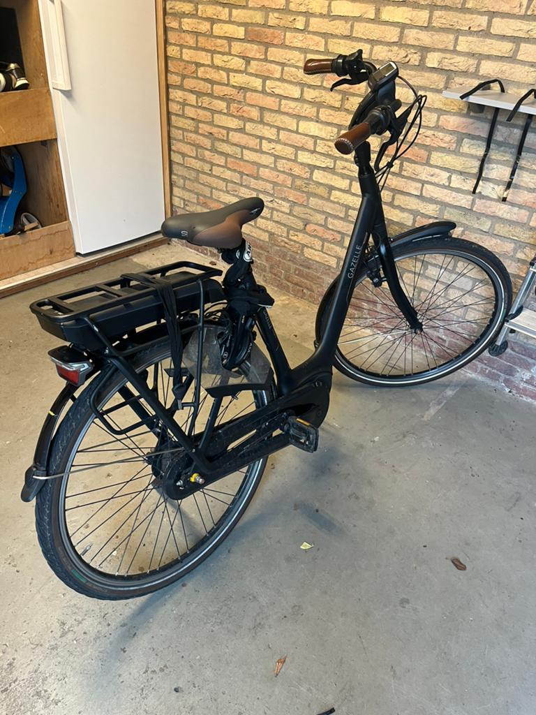 Mooie Gazelle ebike. Grijs damesfiets Maat 57, Gebruikt, Ophalen of Verzenden, 55 tot 59 cm, Gazelle