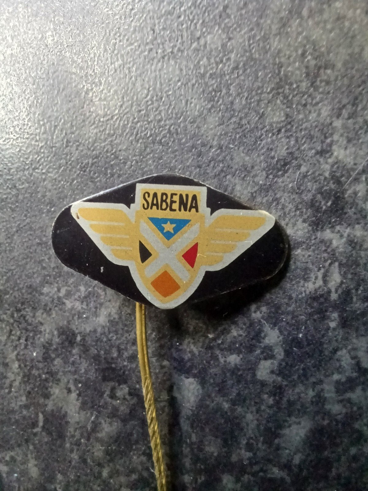 Speldje Sabena (België luchtvaartmaatschappij), Ophalen of Verzenden, Gebruikt, Overige onderwerpen, Speldje of Pin