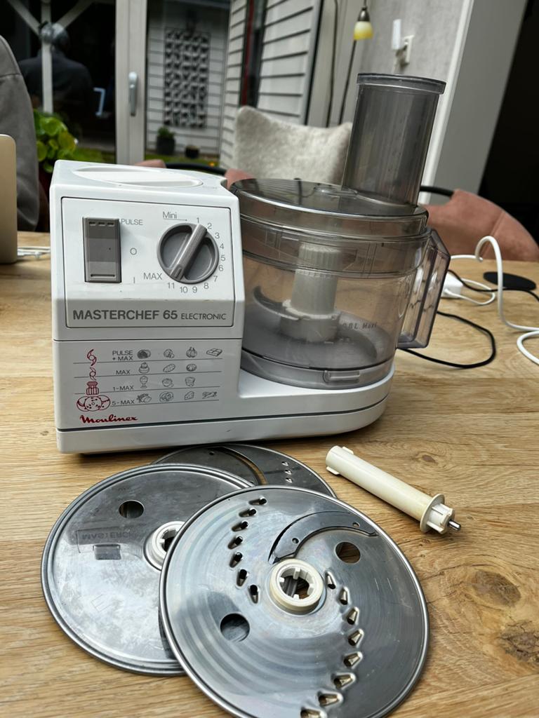 Moulinex masterchef 65, 1 tot 2 liter, Ophalen, Gebruikt, 3 snelheden of meer