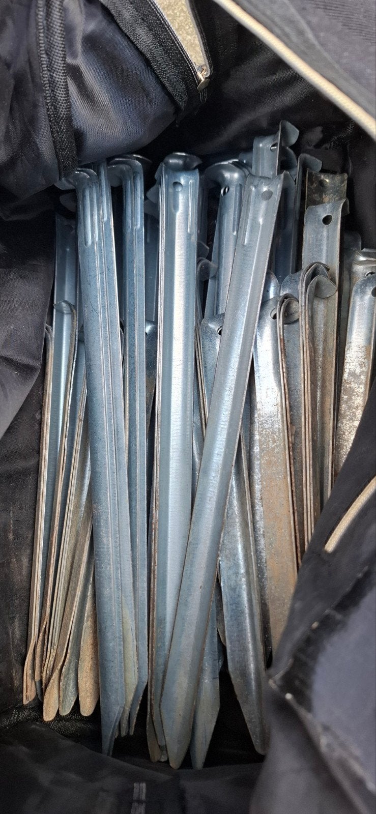 Tentharingen en ladderspanners, Ophalen