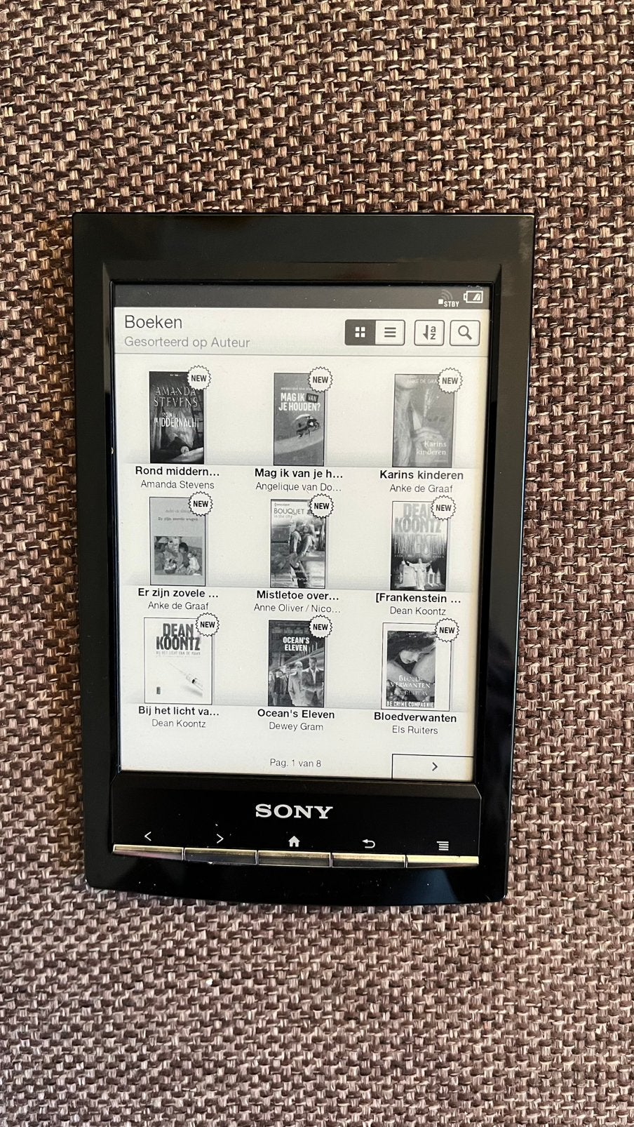 Sony ereader type PRS T1, Ophalen, Zo goed als nieuw