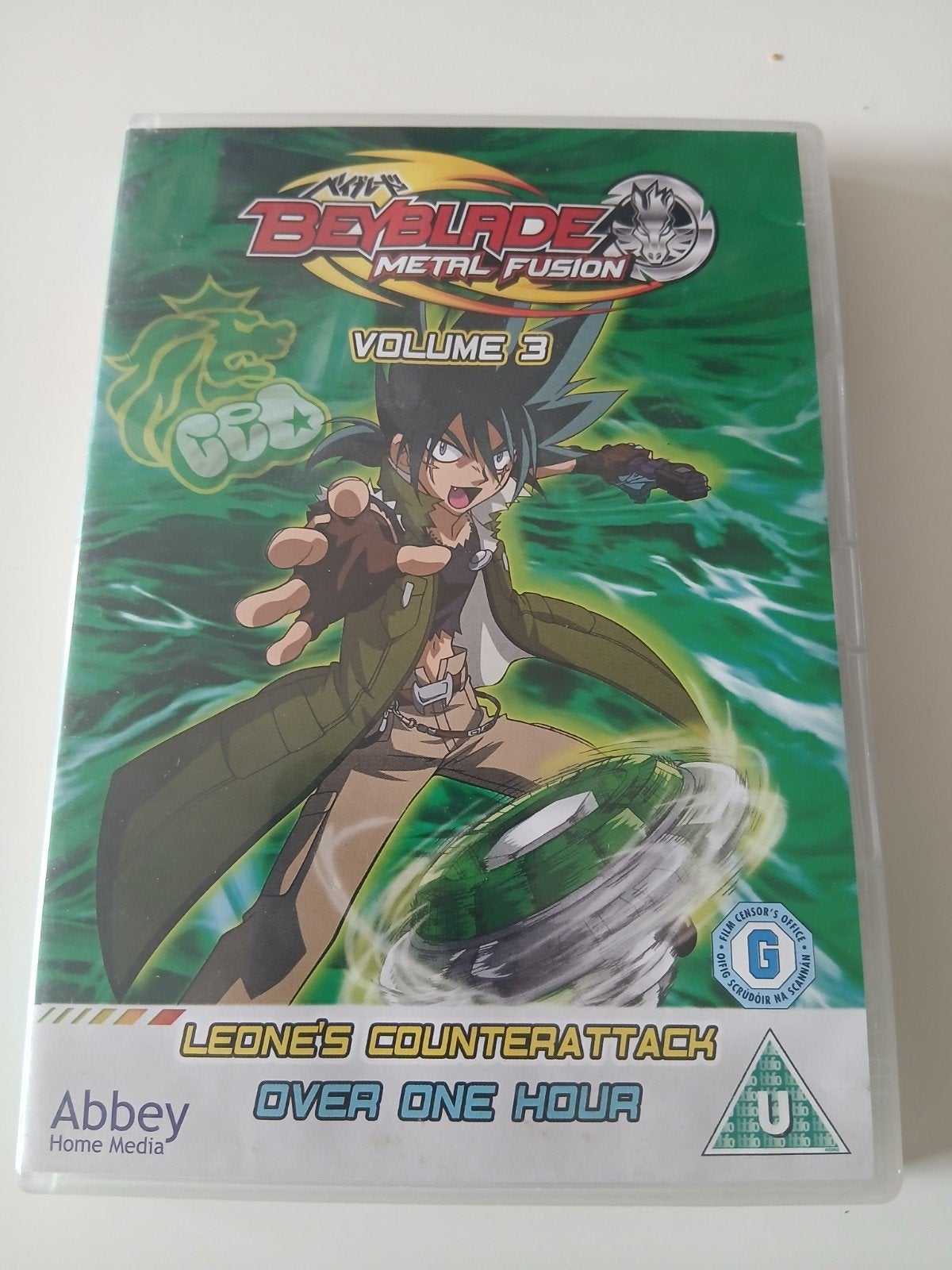 Beyblade Metal Fusion Volume 3 Leone's Counterattack  - DVD, Hobby en Vrije tijd, Ophalen of Verzenden, Zo goed als nieuw