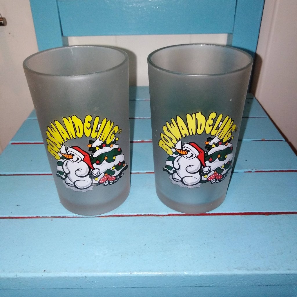 Boswandeling glazen wintereditie vraag uw eekhoorn waarom!?, Huis en Inrichting, Keuken | Servies, Ophalen, Glas of Glazen, Overige stijlen