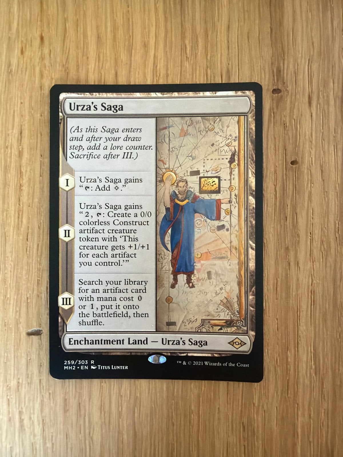 Urza's Saga - NM - Magic: The Gathering, Ophalen of Verzenden, Zo goed als nieuw, Losse kaart