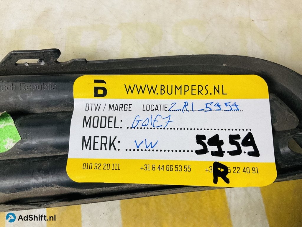Grill Volkswagen Golf 7 2012-2016 Rechts Rooster Gril 2-R1-5, Auto-onderdelen