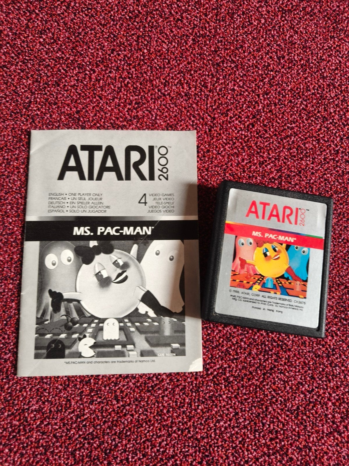 atari 2600 spel. ms pacman, Spelcomputers en Games, Games | Atari, Avontuur en Actie, Gebruikt, 1 speler, Ophalen of Verzenden