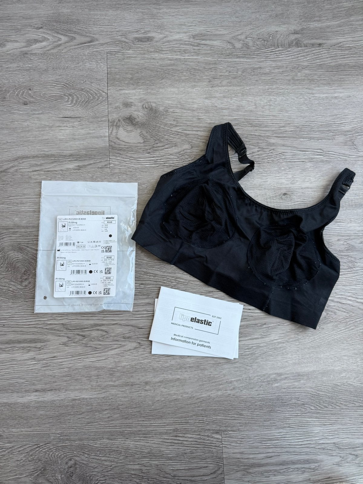 Lipoelastic PI filling speciale bh na lipofilling 80AB, Kleding | Dames, Ophalen, Zwart, BH