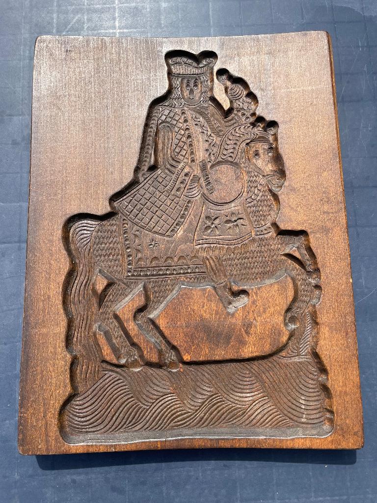 Speculaasmal jacht/paard, Ophalen of Verzenden, Zo goed als nieuw, Taarten, Bakvorm