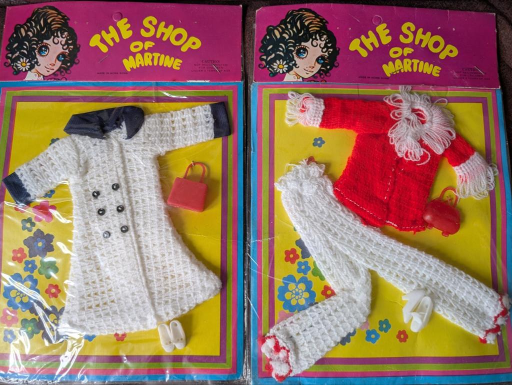 Barbiekleding, The shop of Martine , vintage., Ophalen of Verzenden