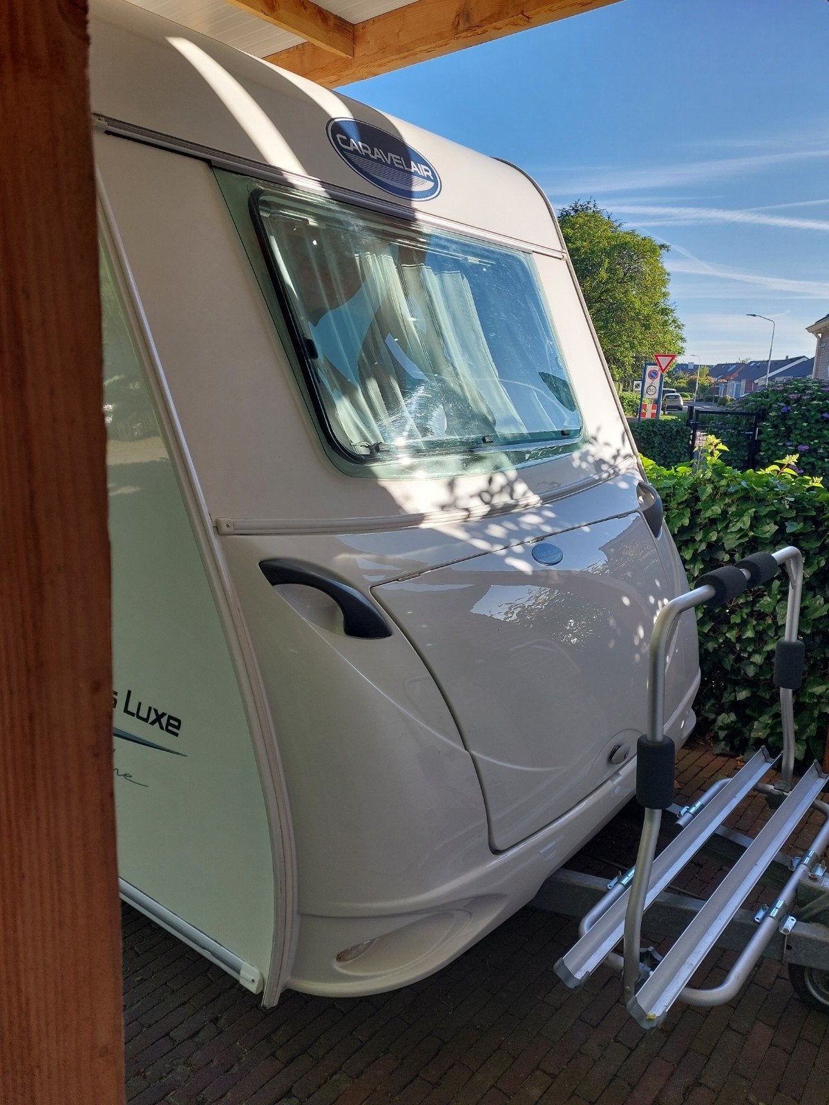 Caravelair Antares Luxe 390 TS met mover en voortent, Particulier, 4 tot 5 meter, Luifel, Caravelair