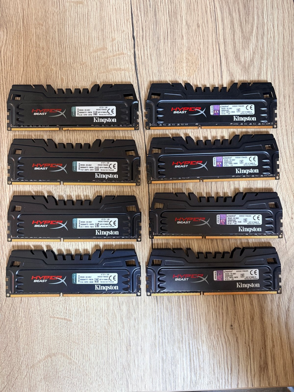 Kingston HyperX Beast DDR3 RAM Geheugen - 8x 8GB, 8 GB, DDR3, Ophalen of Verzenden, Zo goed als nieuw