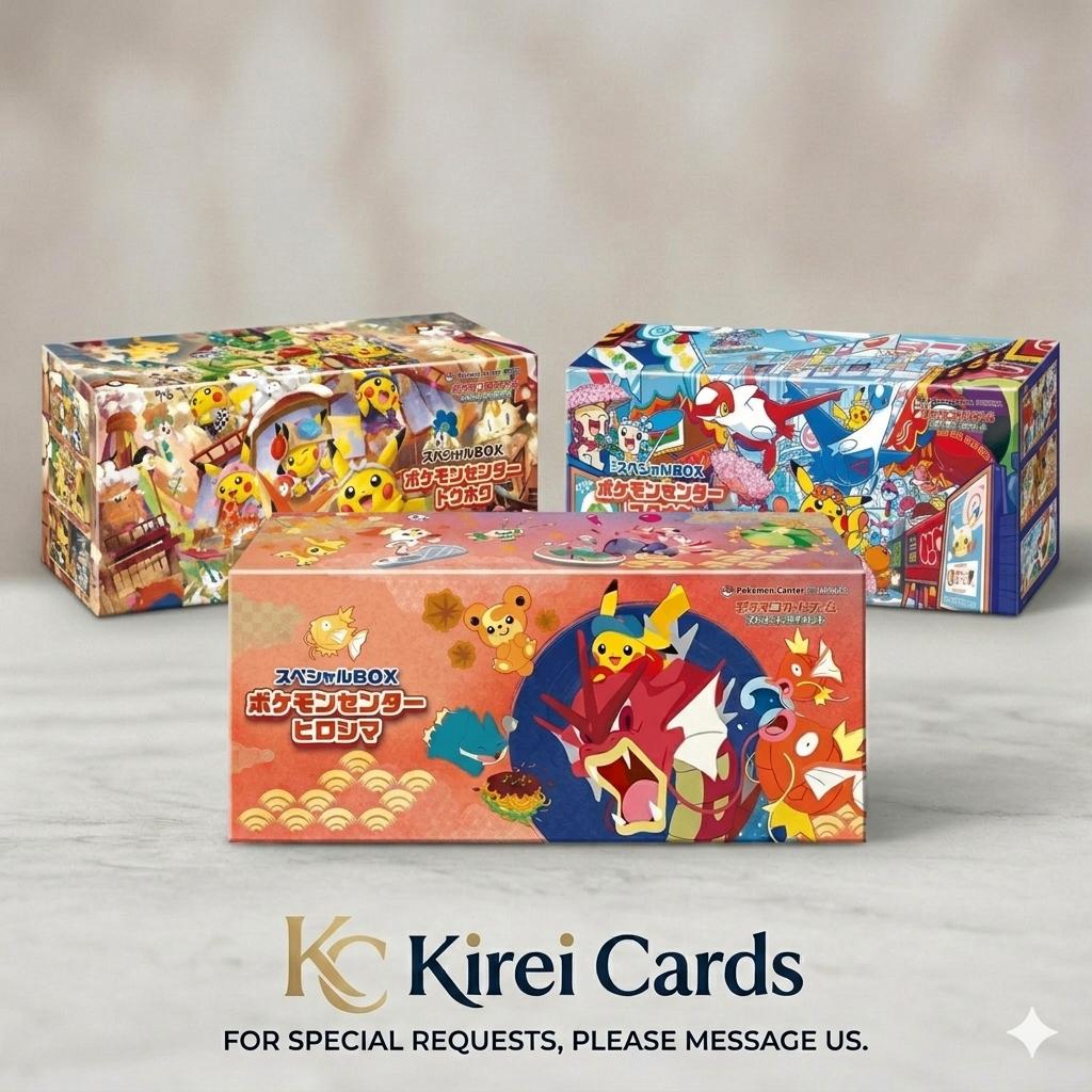 Pokémon Center Hiroshima, Fukuoka, Tohoku Booster Box, Ophalen of Verzenden, Nieuw, Boosterbox, Foil