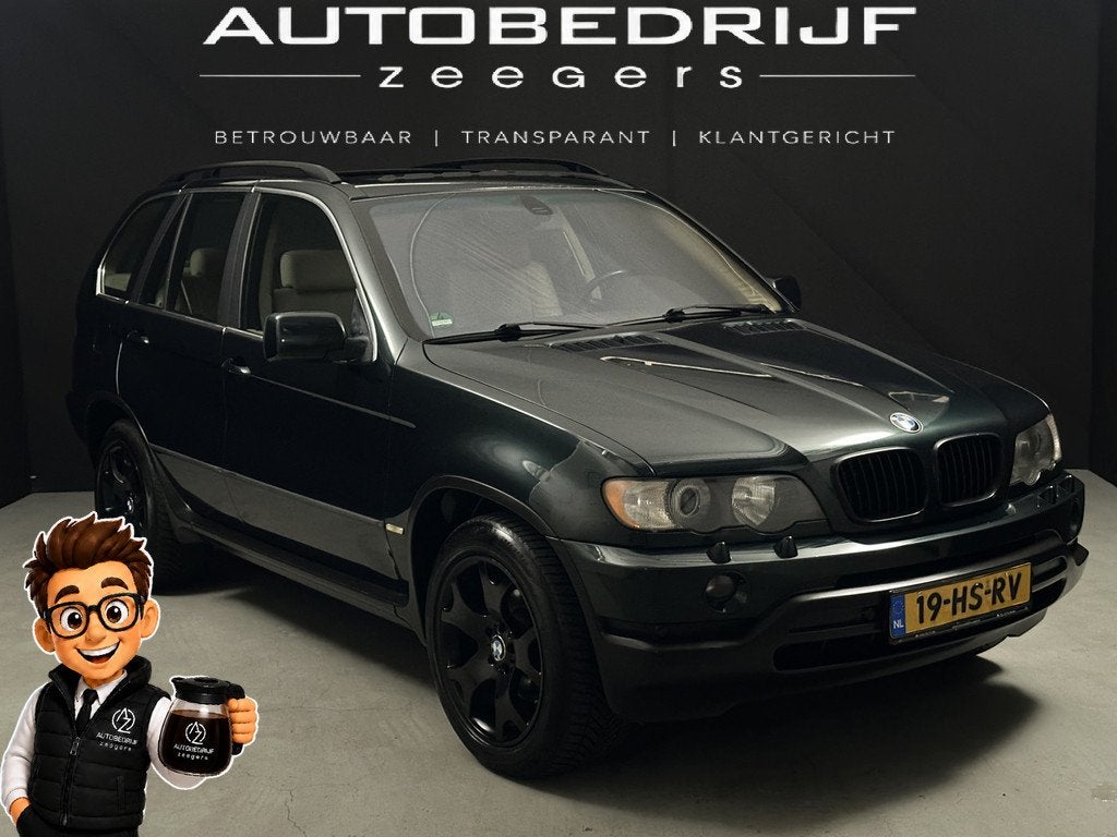 BMW X5 4.4i Executive *Pano*Navi*CC*Automaat* (bj 2001), Auto's, Automaat, Automatische klimaatregeling, Gebruikt, 2100 kg