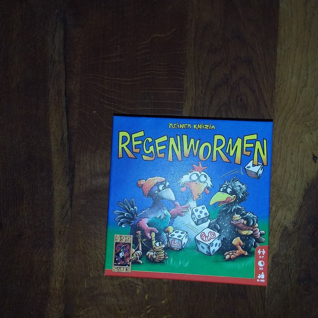 Spel regenwormen, Vijf spelers of meer, Ophalen, Nieuw, 999 Games