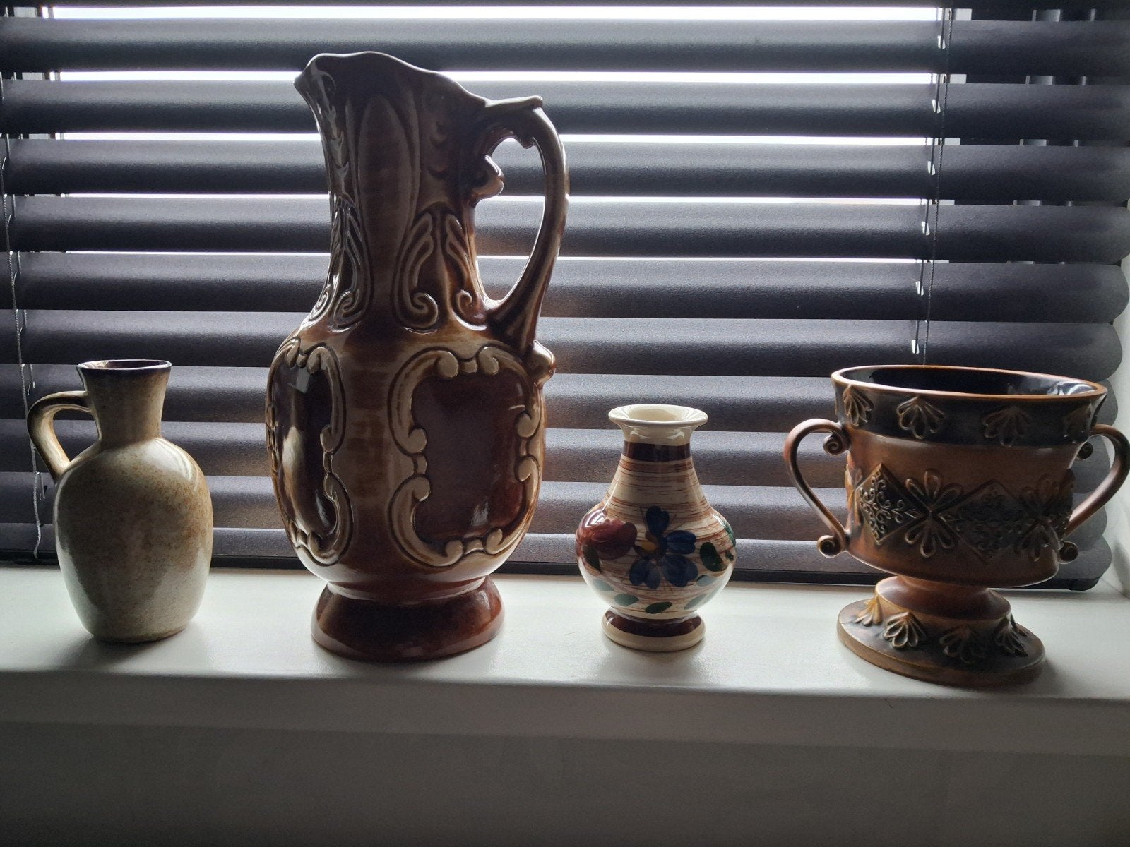 Vintage West-Germany Keramiek Vazen en Kruiken Set, Ophalen