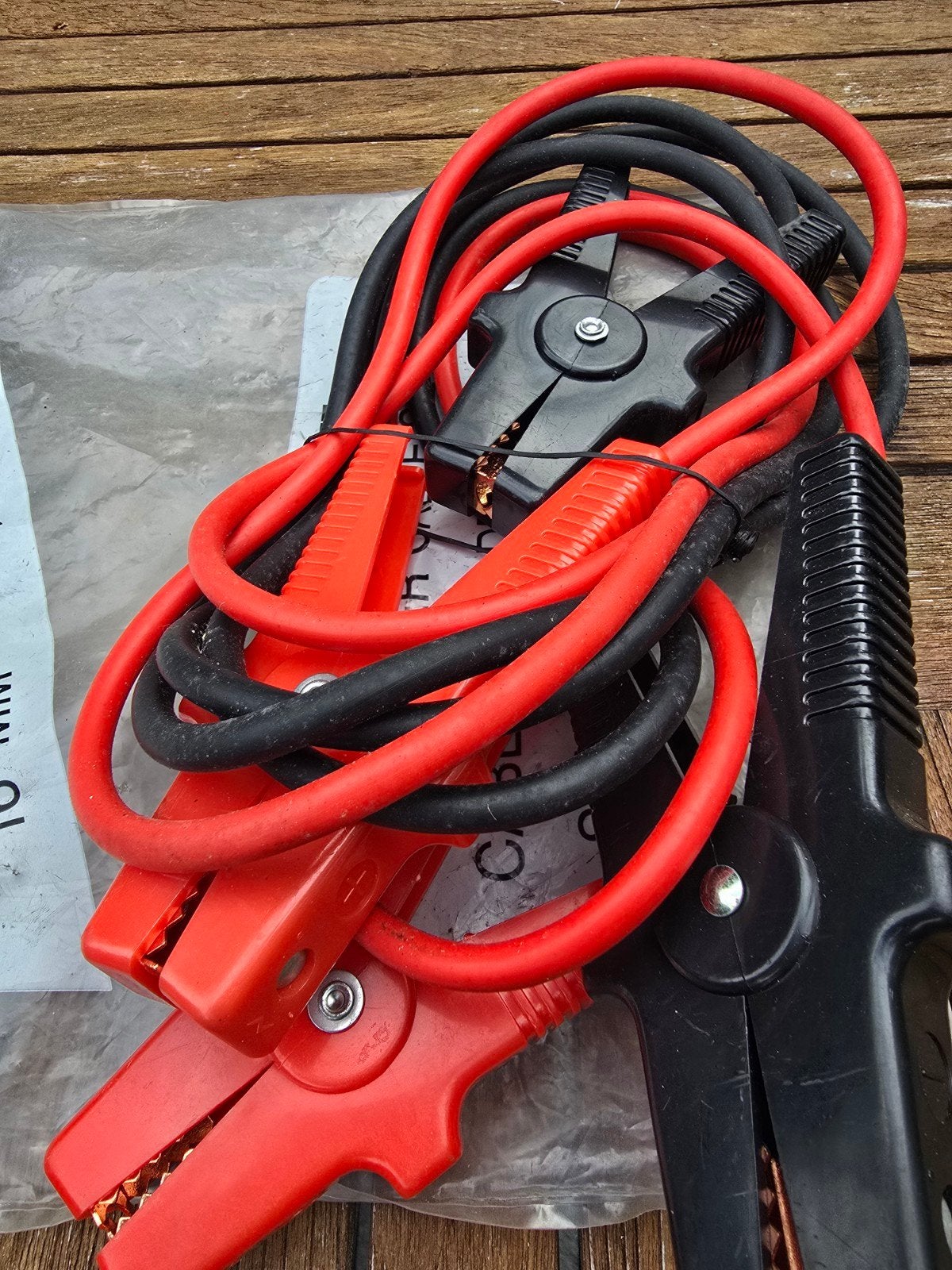Startkabels 16 mm² - 2,50 meter, Ophalen, Zo goed als nieuw