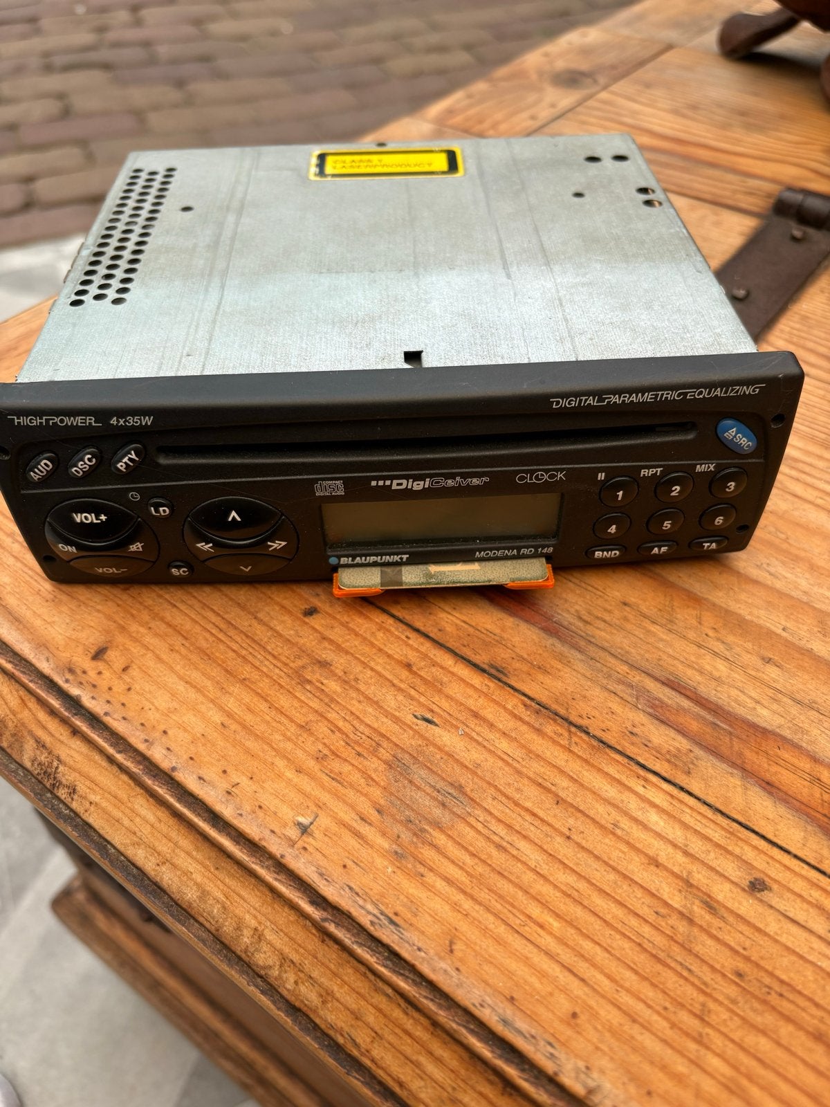Blaupunkt Modena RD 148 Autoradio met KeyCard, Ophalen of Verzenden, Gebruikt