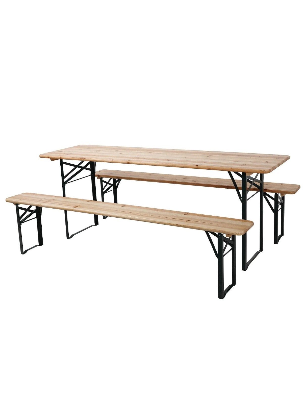 Huur biertafel(s) + 2 Banken 220 cm Lang, 70 cm Hoog, Verzenden, Gebruikt, Overige