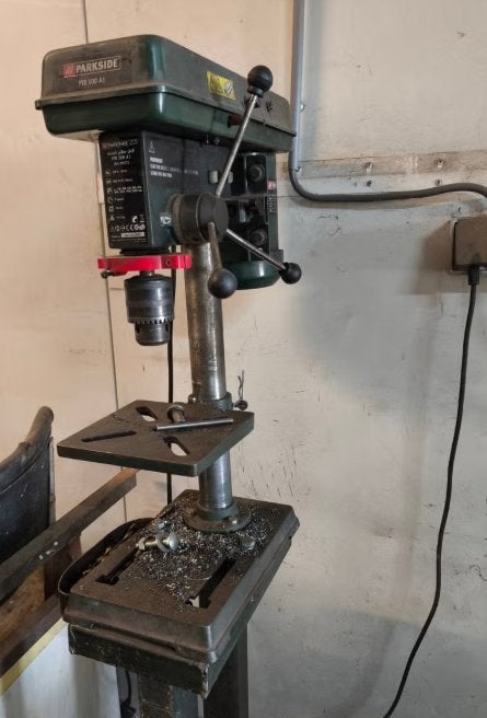 kolomboor, Doe-het-zelf en Verbouw, Gereedschap | Boormachines, Ophalen, Gebruikt, Variabele snelheid, Minder dan 400 watt