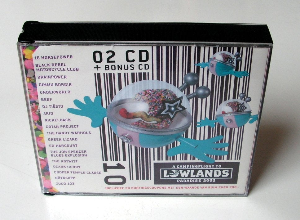 A Campingflight To Lowlands Paradise 2002 3cds 41 nrs 2002, Overige genres, Ophalen of Verzenden, Zo goed als nieuw, Live-album