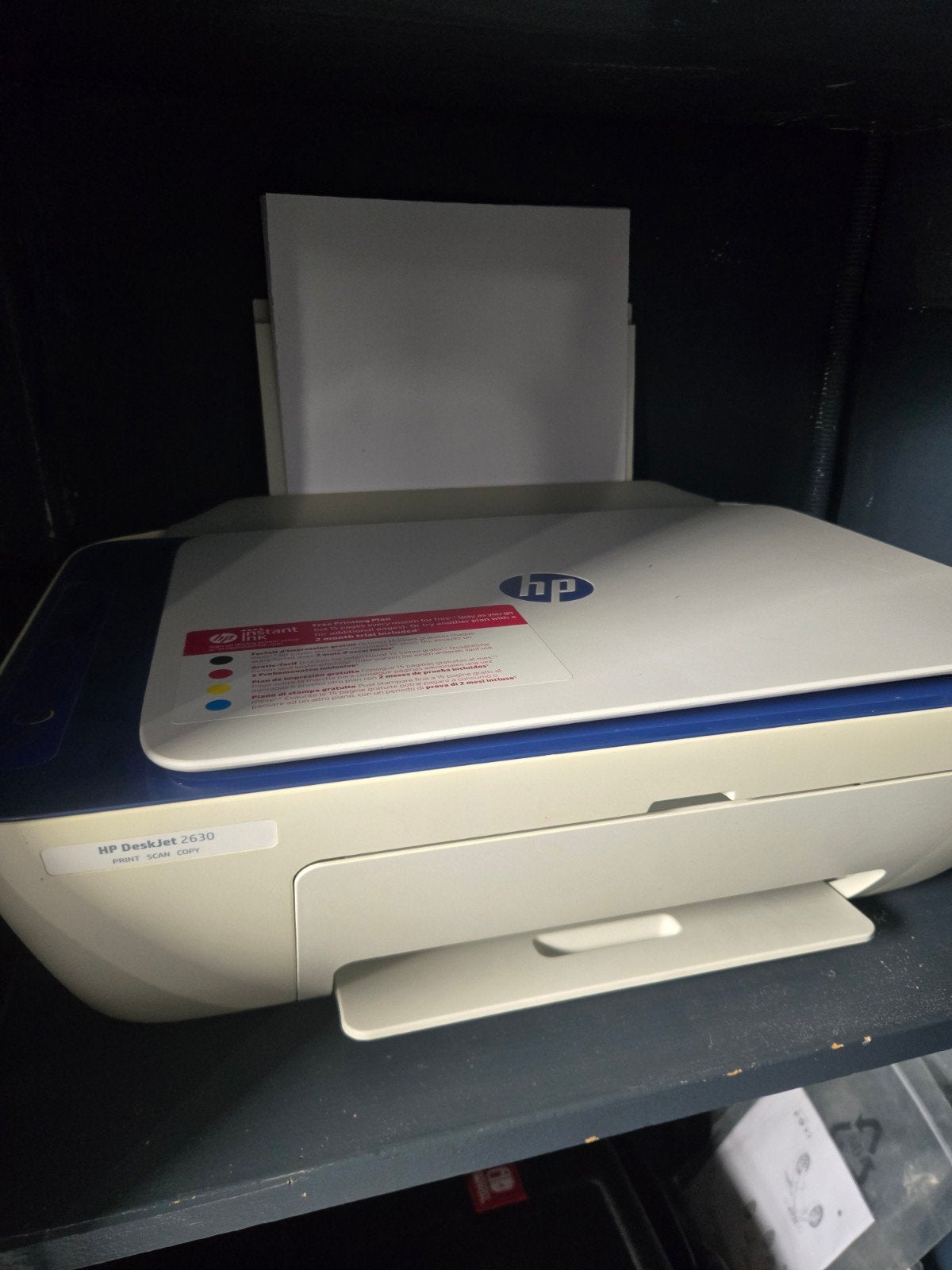 HP DeskJet 2630 All-in-One Printer - Print, Scan, Copy, Ophalen, Kleur printen, Gebruikt, Inkjetprinter