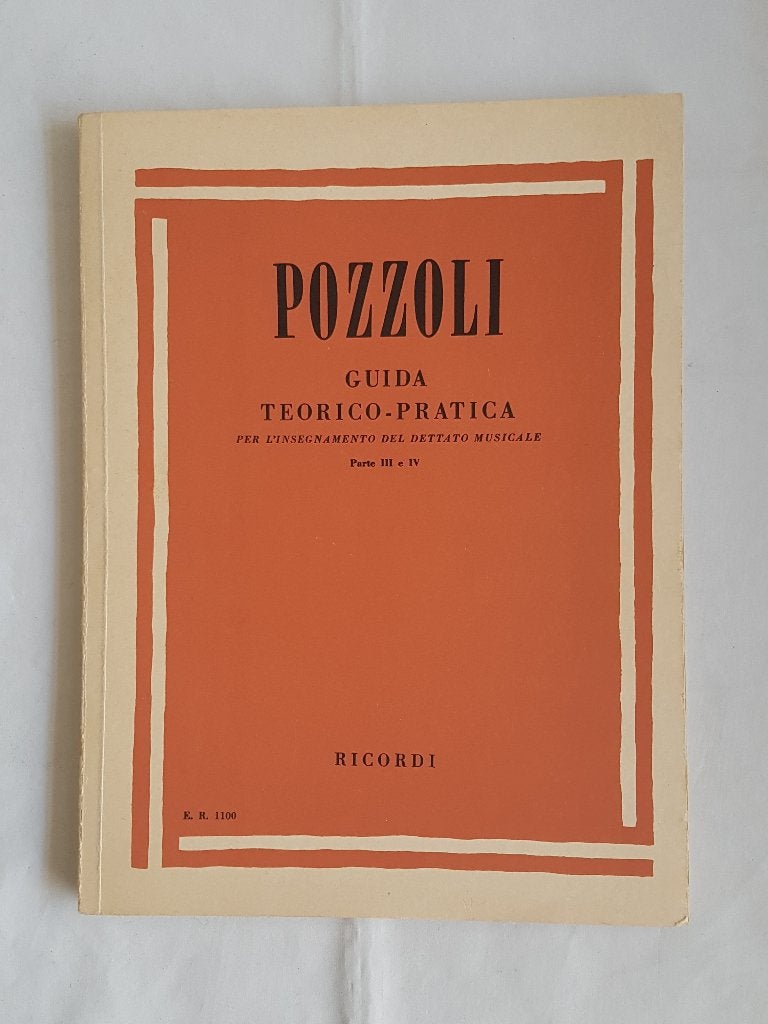 bladmuziek pozzoli solfege, Muziek en Instrumenten, Bladmuziek, Gebruikt, Artiest of Componist, Overige genres, Piano, Koor, Viool of Altviool