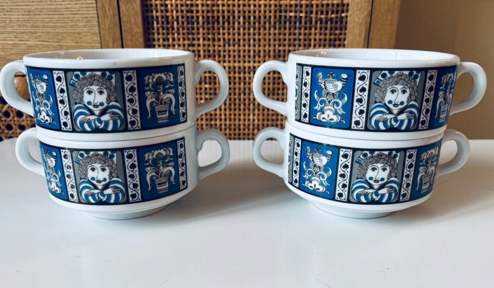 iconische soepkommen Jeunesse Jef schijns Mosa, Antiek en Kunst, Ophalen of Verzenden