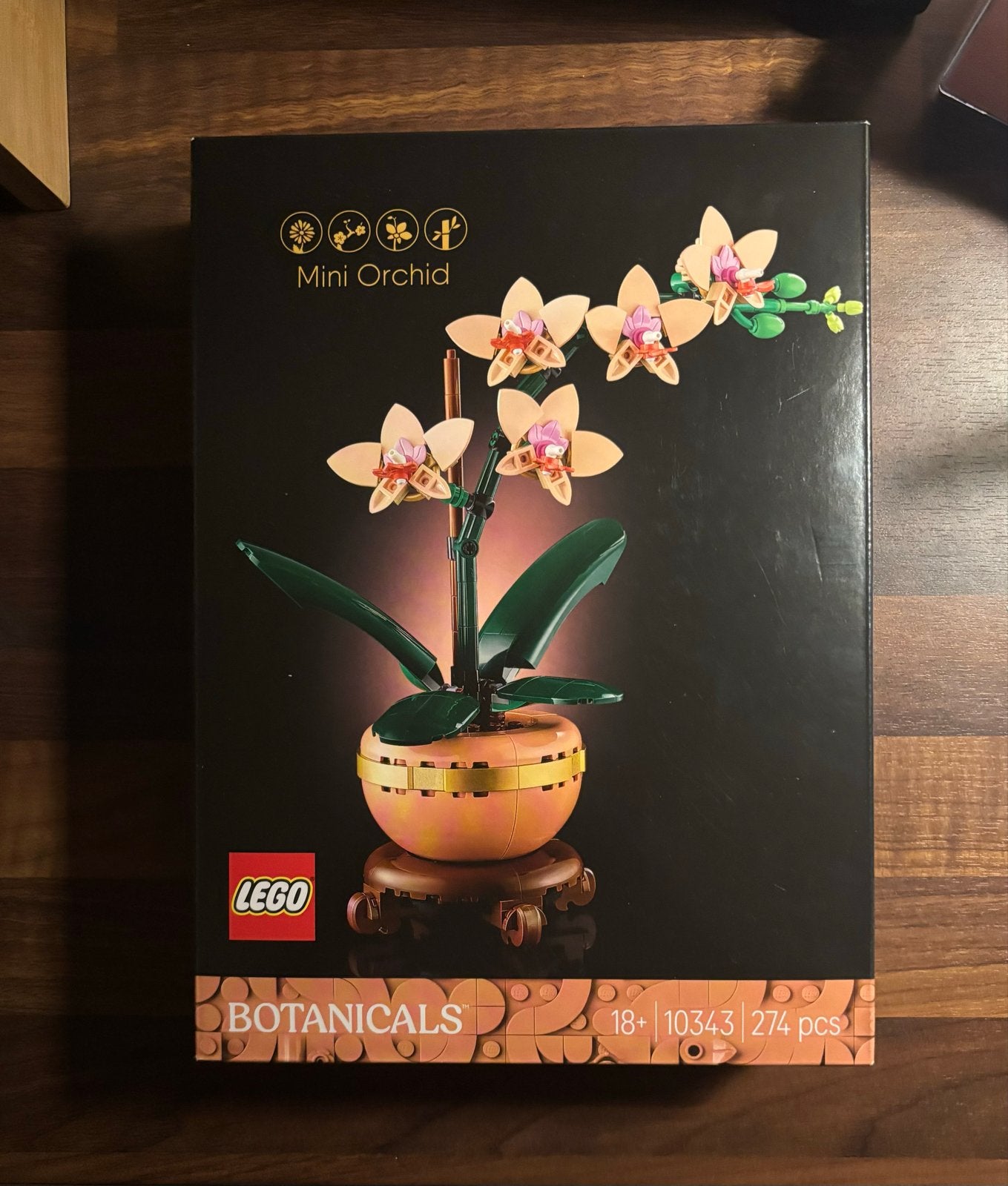 LEGO Botanicals Mini Orchidee 10343 - Nieuw in doos, Ophalen of Verzenden, Nieuw, Overige merken