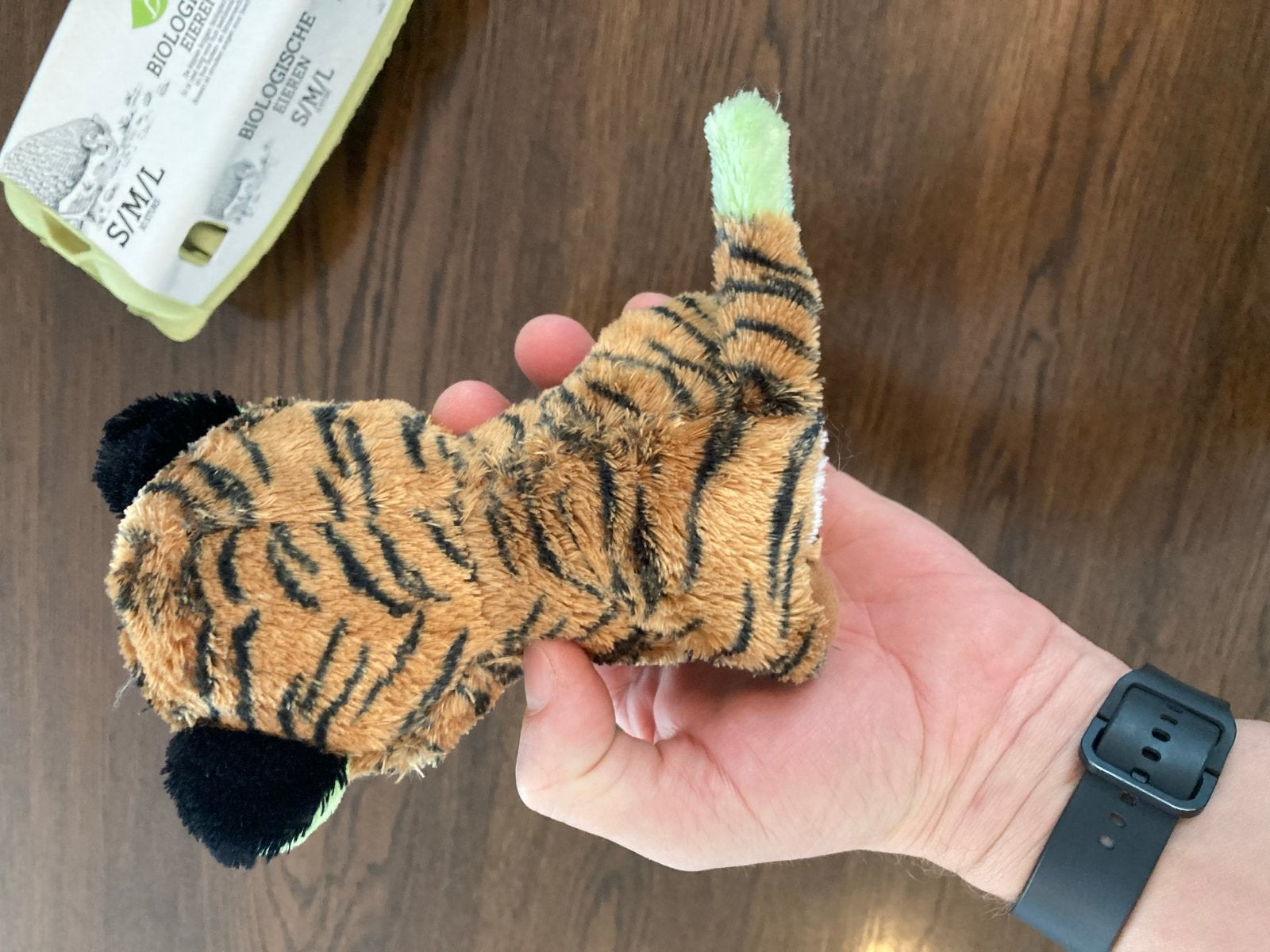 Schattige Ty Tijger Knuffel - Klein (15 cm), Oranje, Ophalen of Verzenden, Zo goed als nieuw, Klein (minder dan 20 cm)