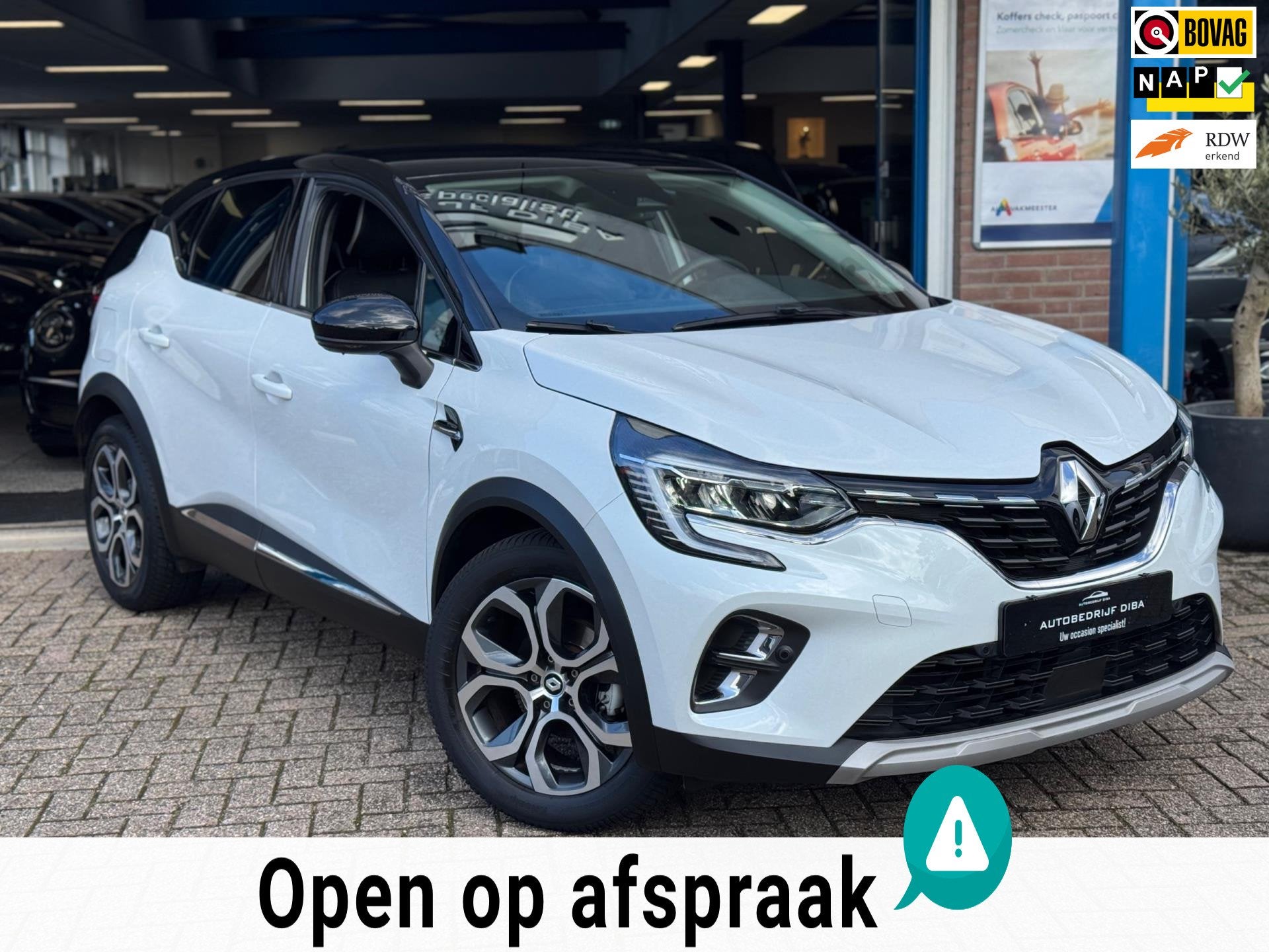 Renault Captur 1.3 Mild Hybrid 140 techno 2023 NAVI AIRCO, Auto's, Voorwielaandrijving, Dealer onderhouden, Gebruikt, 4 cilinders