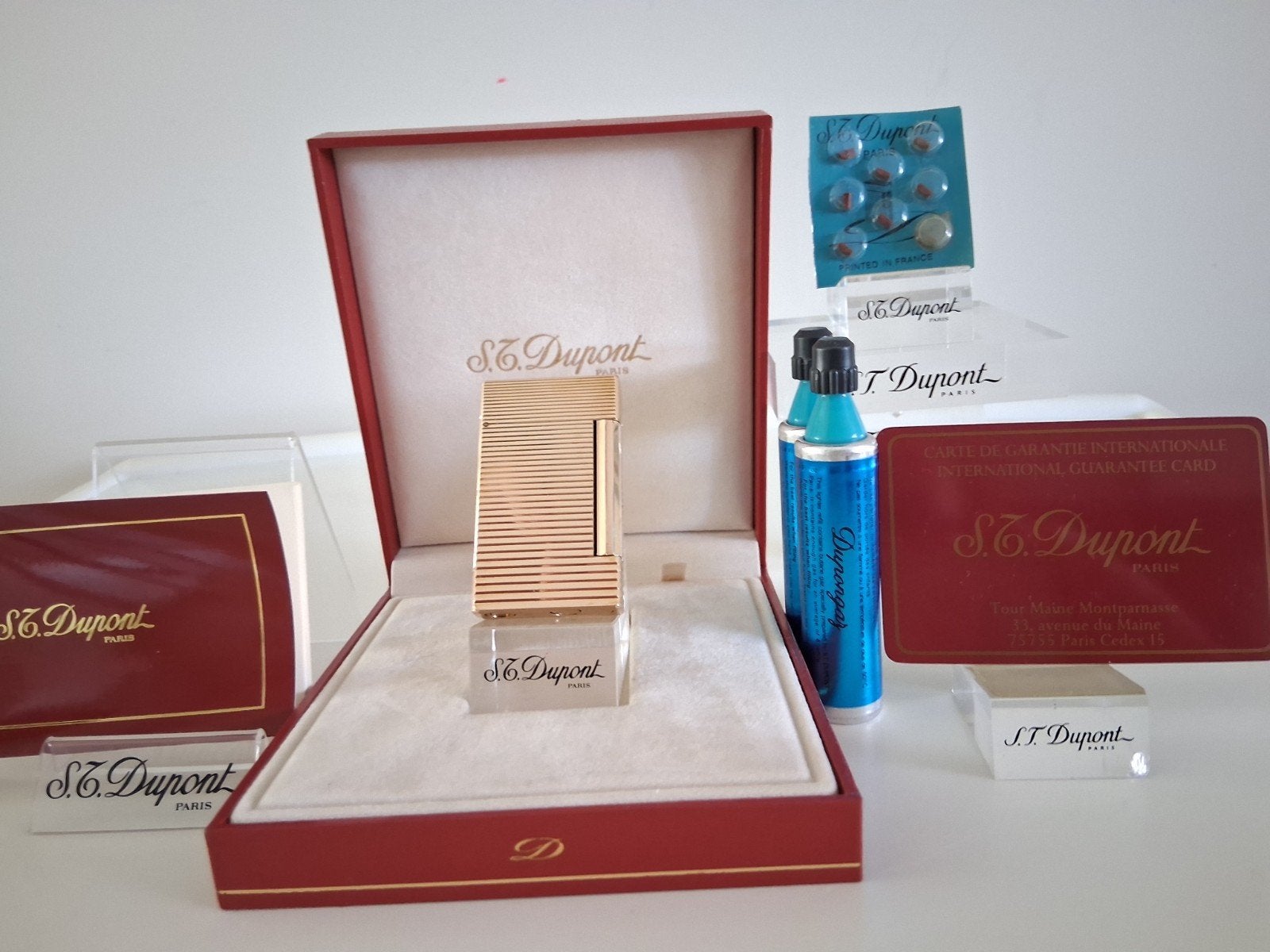 Dupont Aansteker L2 Lijn D Model Full Set., Ophalen of Verzenden, Gebruikt, Aansteker