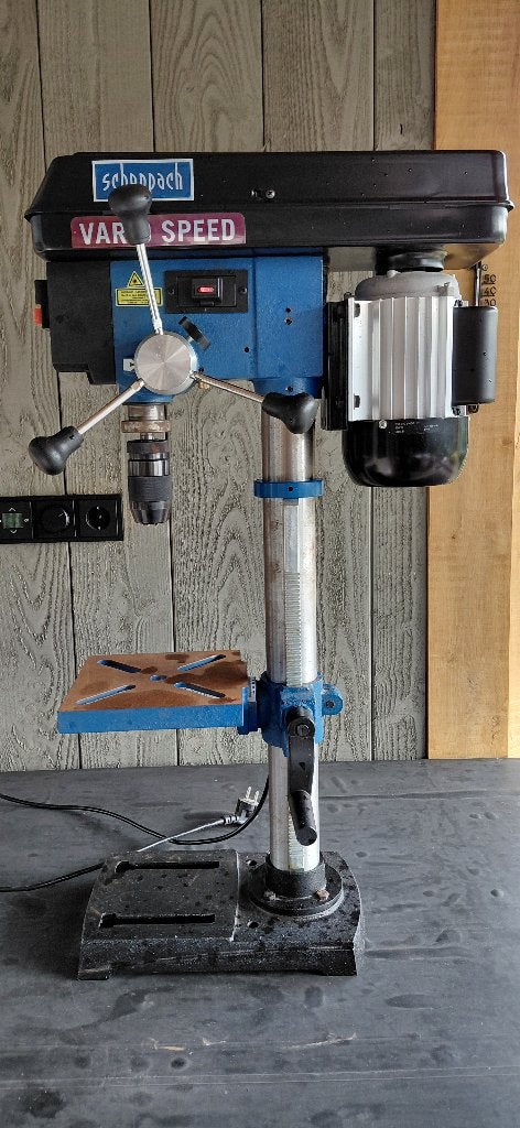 Kolomboormachine Scheppach DP19Vario, Ophalen, Zo goed als nieuw, 400 tot 600 watt, Kolomboormachine
