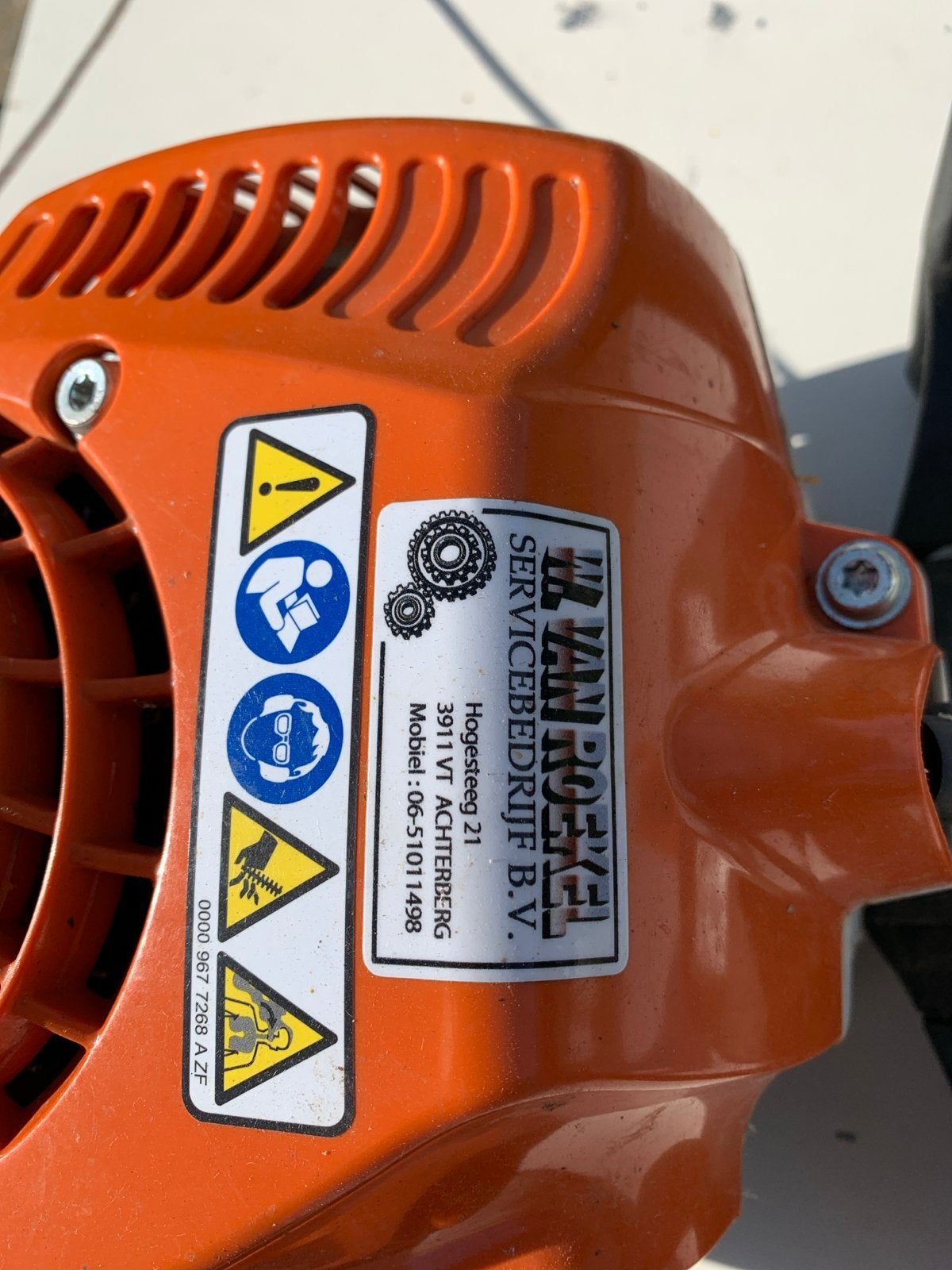 Stihl HS 45 Heggenschaar - Benzine, Tuin en Terras, Heggenscharen, Ophalen, Gebruikt, Benzine
