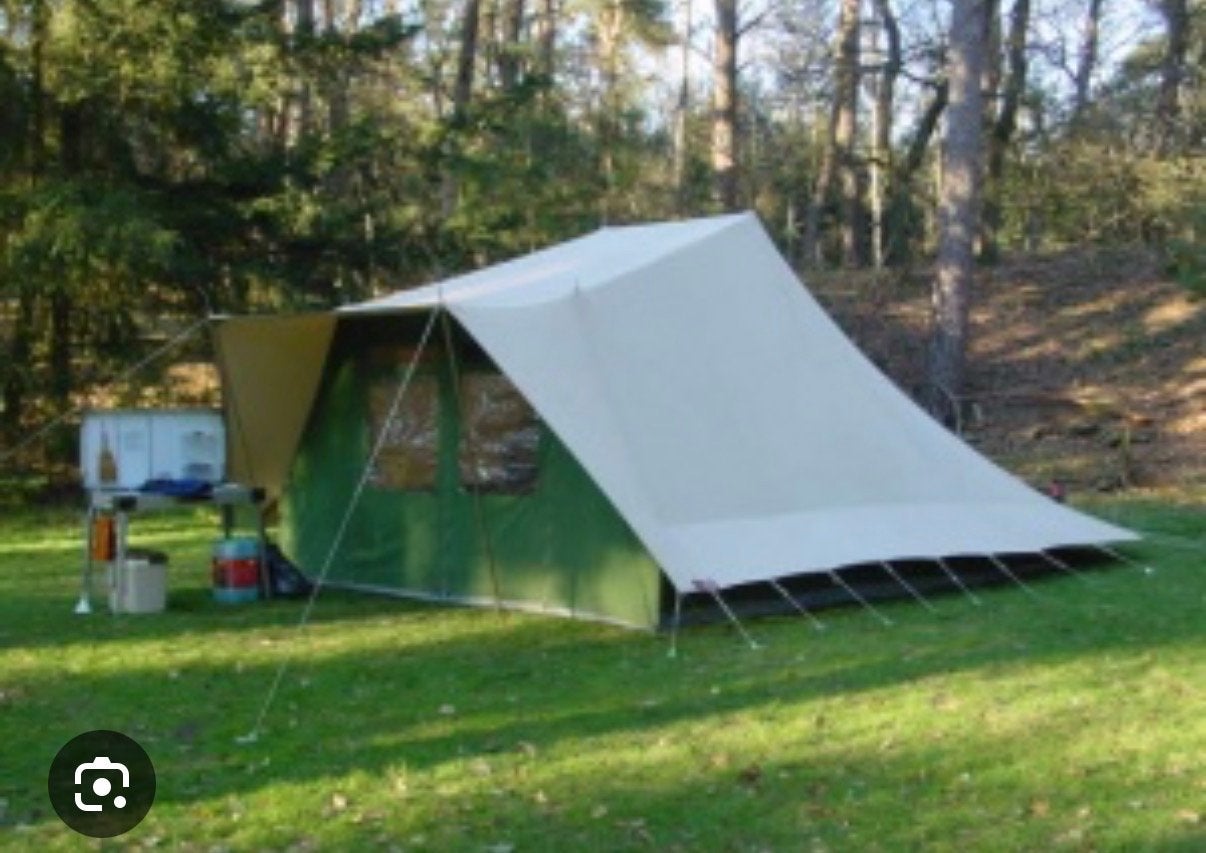 De Waard Vergrote Zilvermeeuw tent met zij- en zonneluifel, Ophalen, Gebruikt, Tot en met 6
