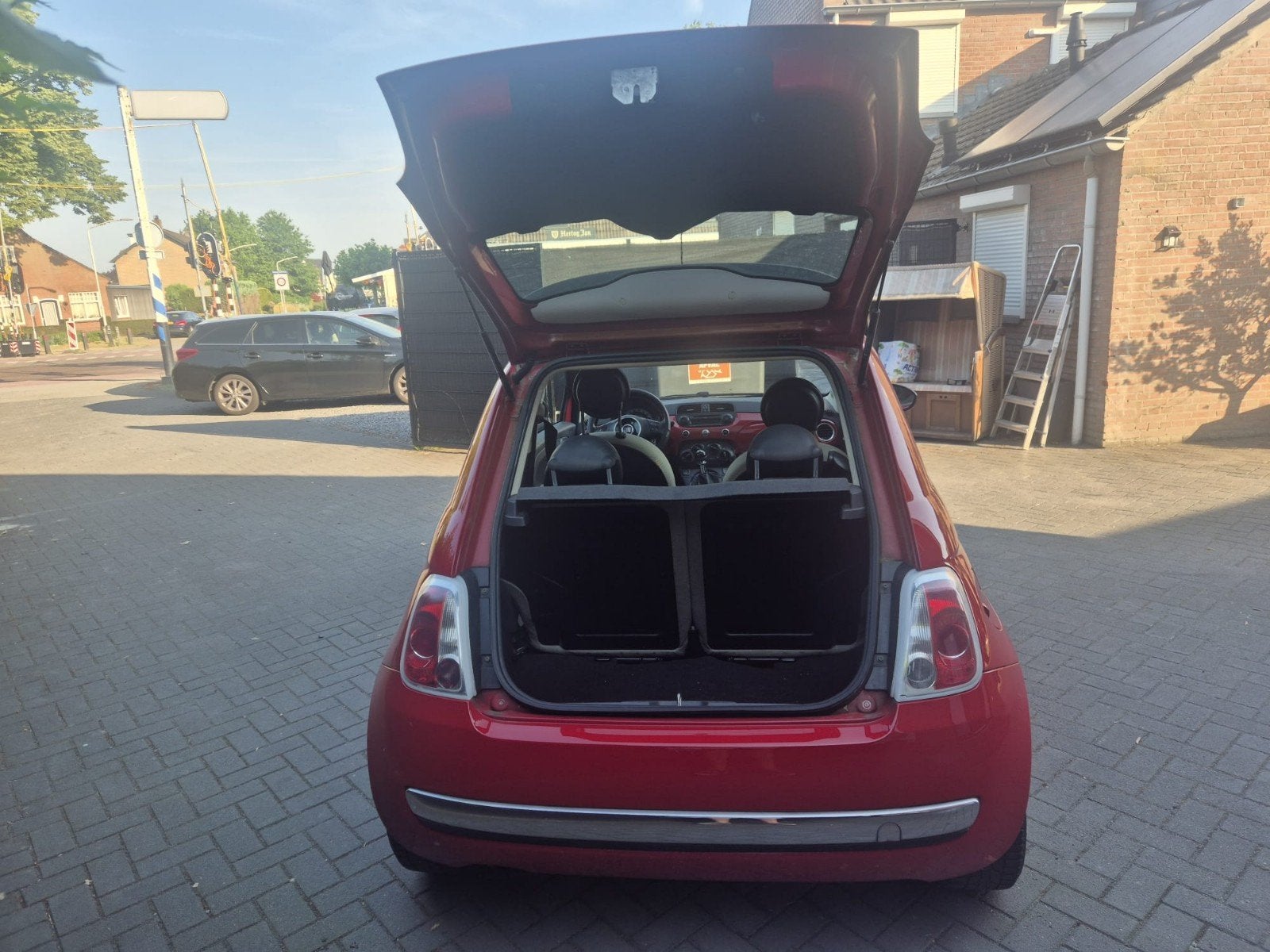 Fiat 500 1.2 C 2008 Rood, Auto's, Voorwielaandrijving, 1242 cc, 4 cilinders, 840 kg