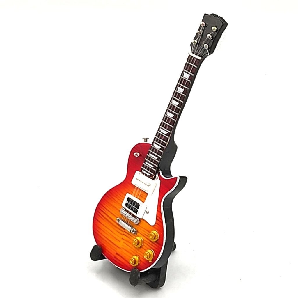 Jimi page Led Zeppelin miniatuur gitaar 15cm mini guitar, Info@deconoord.nl, Deco Noord, Nieuw, Ophalen of Verzenden