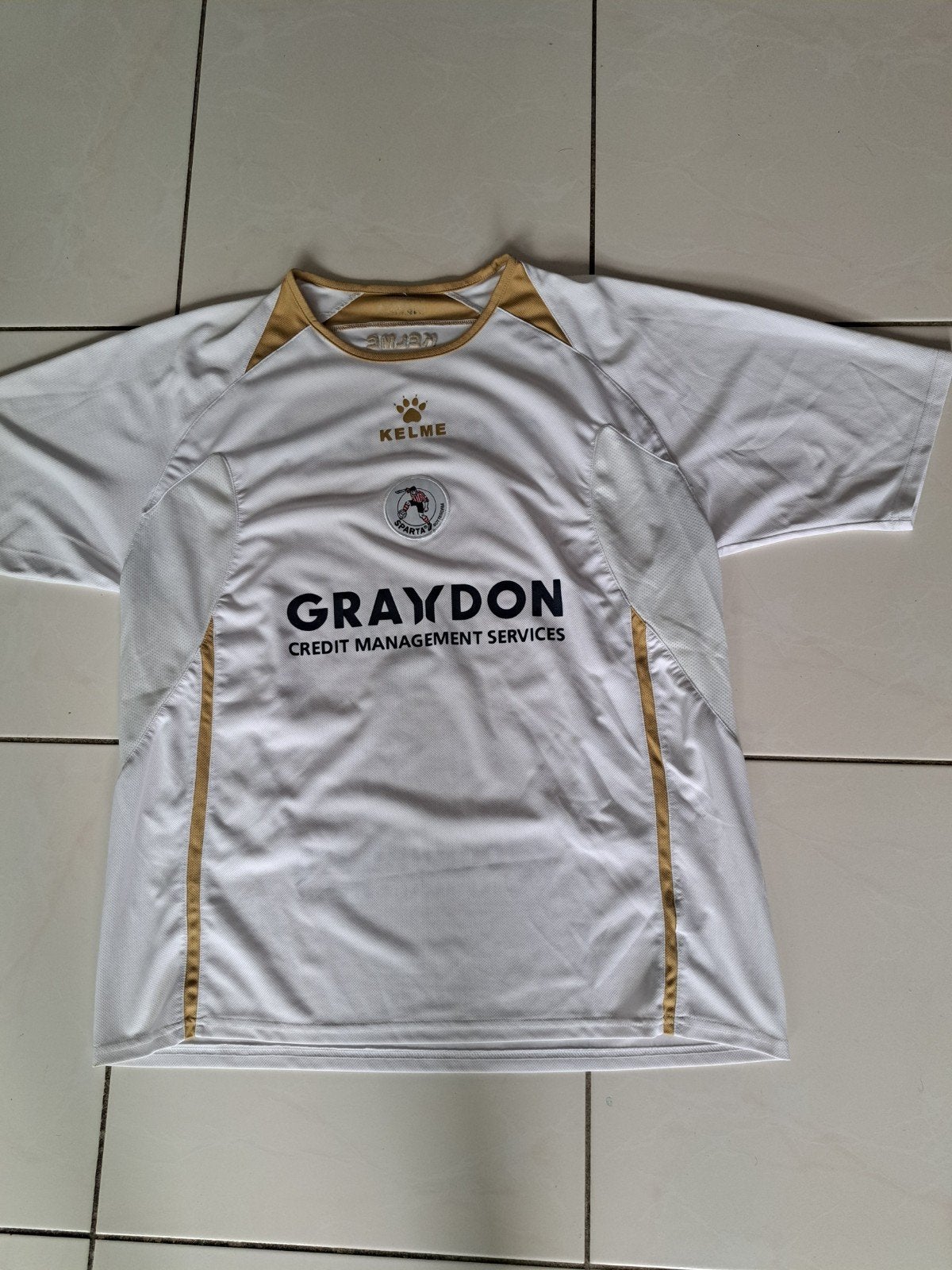 Kelme Sparta Voetbalshirt  Maat xxl, Kelme, Wit, Overige maten, Ophalen of Verzenden