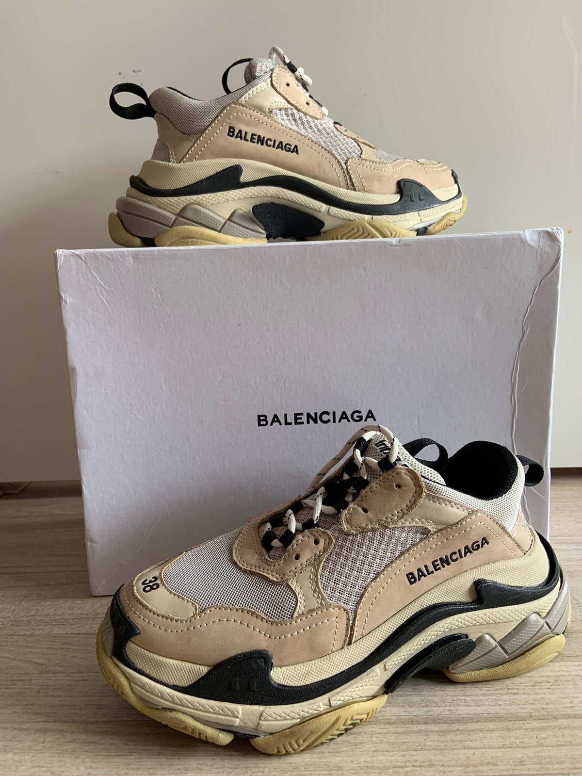 Balenciaga schoenen, Ophalen, Zo goed als nieuw, Zwart, Sneakers of Gympen