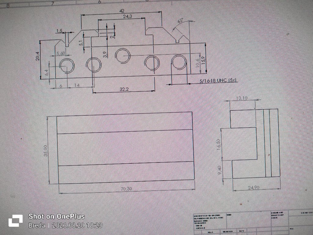 Rapid schuitje type M - Precisie onderdeel voor machines, Doe-het-zelf en Verbouw, Draaibanken, Verzenden, Gebruikt, Onderdeel