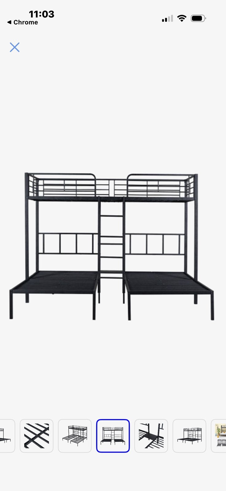 3 persoons stapelbed, Huis en Inrichting, Slaapkamer | Stapelbedden en Hoogslapers, Ophalen, 90 cm, 160 tot 180 cm, Tweepersoons