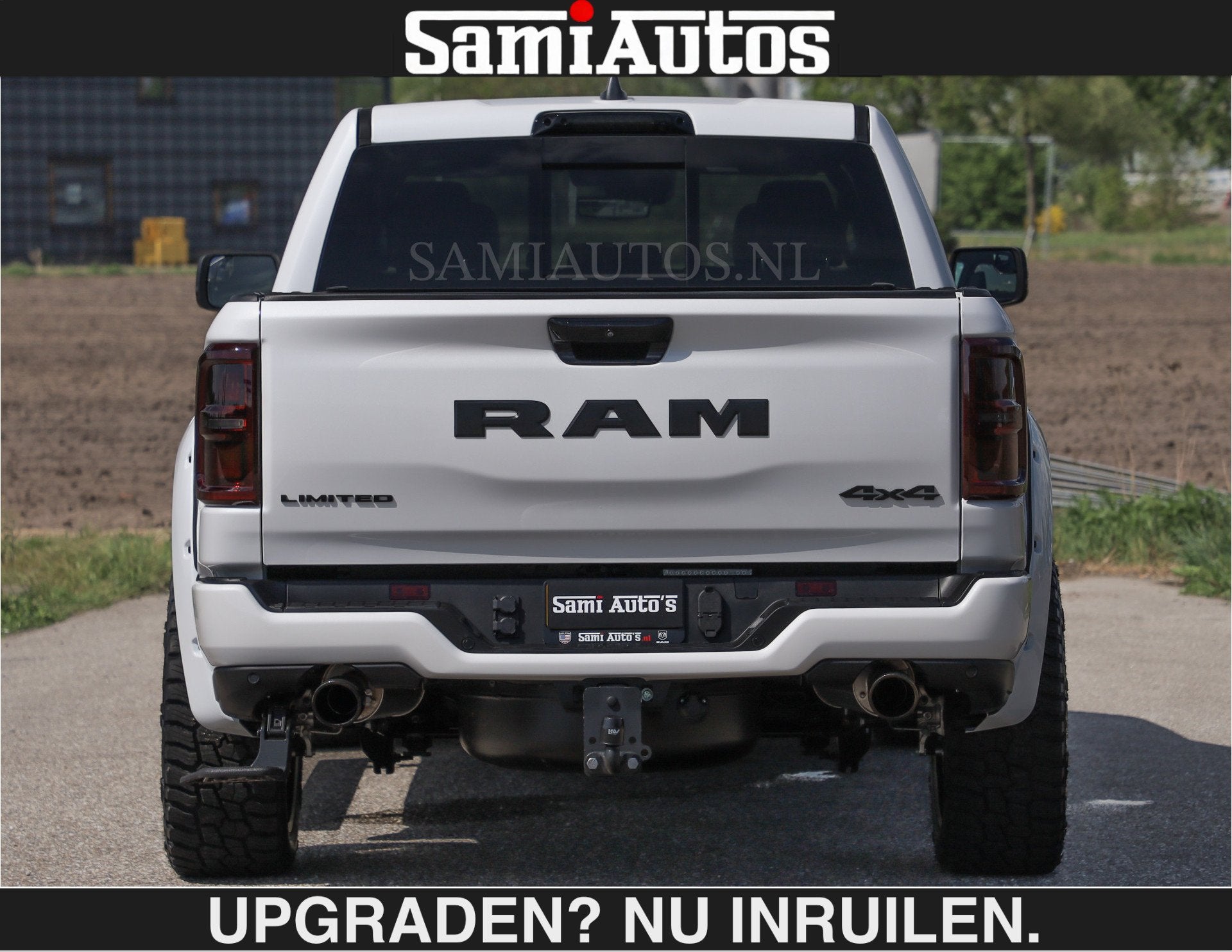 Dodge Ram LIMITED H.O 540 PK 706Nm | €84950,- excl | Massa, Auto's, Automaat, Dealer onderhouden, Met garantie (alle), Wit