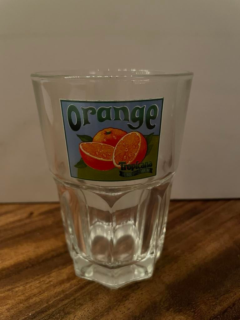 Orange glas, Ophalen of Verzenden, Zo goed als nieuw