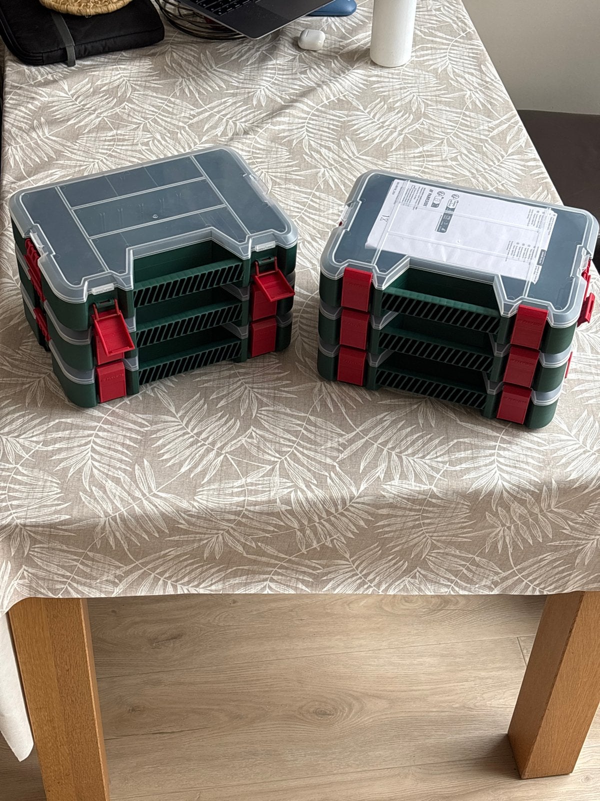 Nieuw! 6 Parkside stapelbare assortiment koffers, Ophalen, Minder dan 50 cm, Minder dan 40 cm, Nieuw