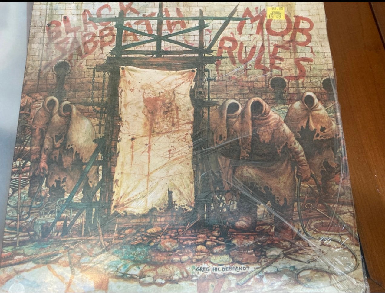 Black Sabbath Mob Rules Vinyl 1981 Original UK First Press, LP, Verzenden, Hard Rock, Originele persing