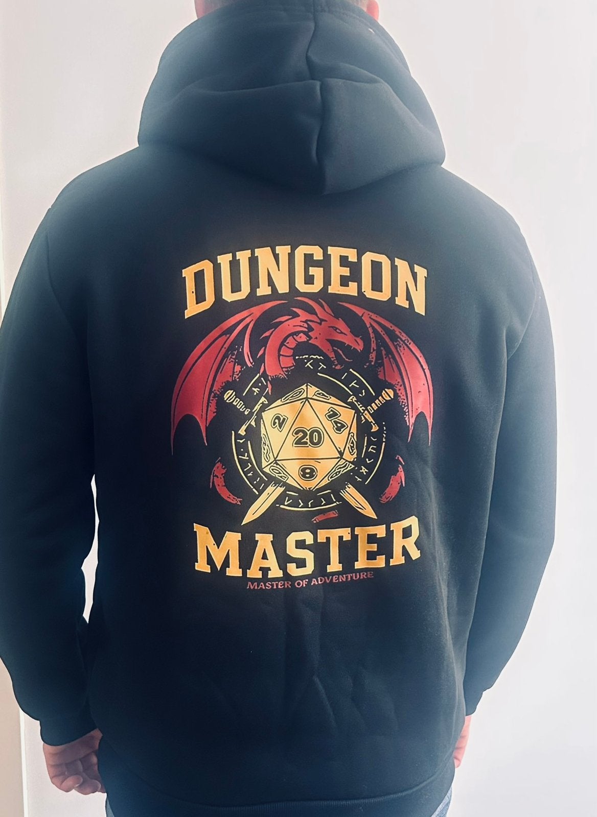 DND hoodie / Dungeon Master / maat XL / nieuw, Ophalen of Verzenden, Zo goed als nieuw, Zwart