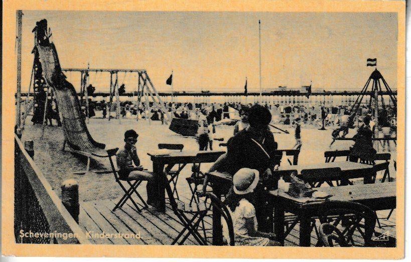 SCHEVENINGEN - KINDERSTRAND, Ophalen of Verzenden, 1920 tot 1940, Ongelopen, Zuid-Holland